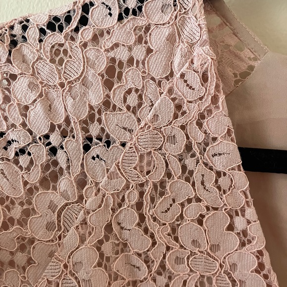 Zara blush pink lace shift dress - Picture 2 of 3